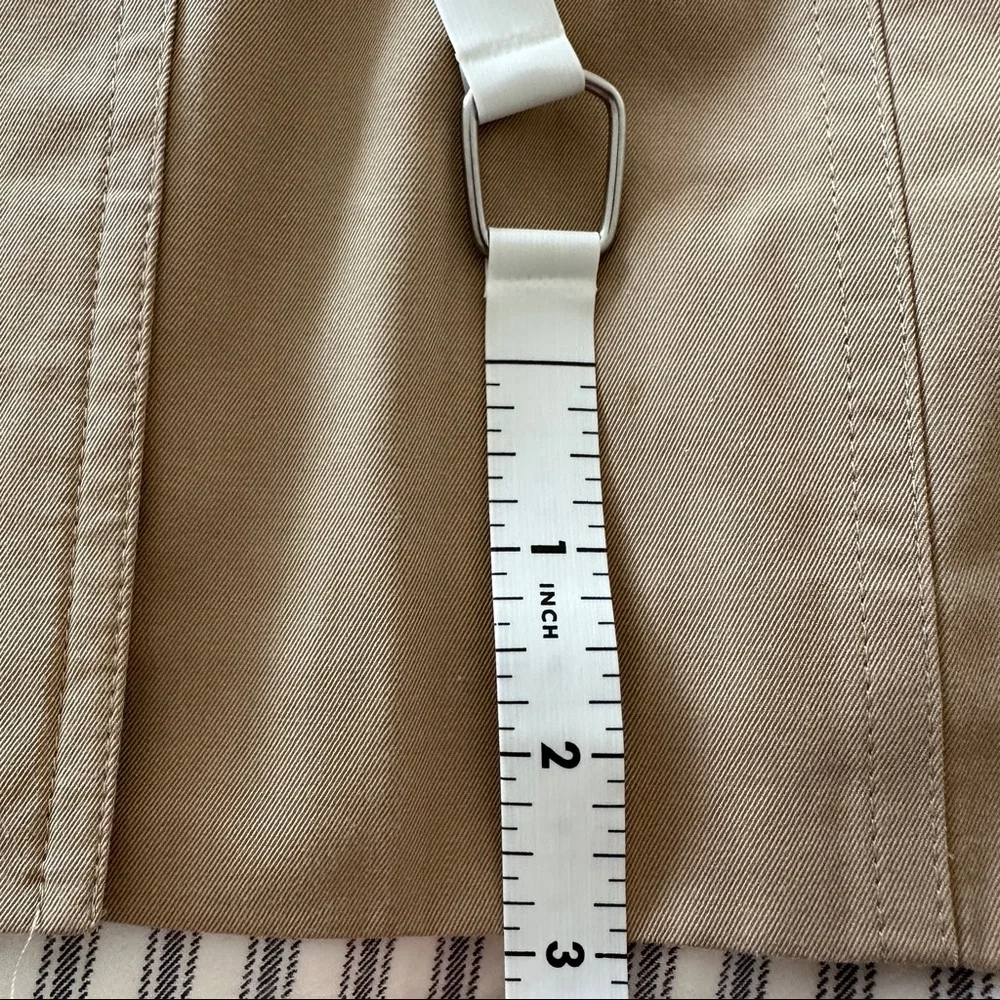 Burberry cotton gabardine long trench coat US 0 - Picture 12 of 15